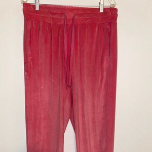 Soft Pink Velvet Pants Size Large